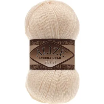 Příze Příze Alize Angora Gold Simli, 100 g - 681