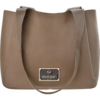 Kabelka Monnari shopper kabelka z eko kůže béžová