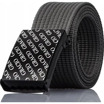 Opasek Pánský Pásek Gracio ČERNÝ s přezkou a krátkými nohavicemi ke kalhotám LOGO 85