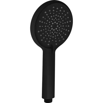 Sprchová hlavice Sapho Ruční masážní sprcha, 3 režimy sprchování + režim oplach, silikon trysky, průměr 120mm, ABS/černá mat - 1204-51B