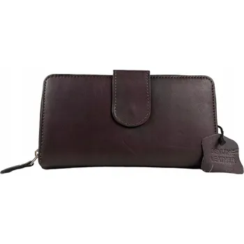 Peněženka Arucce dámská peněženka z pravé kůže, hnědá