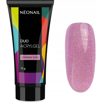 Lak na nehty NEONAIL Růžový třpytivý DUO ACRYLGEL Shimmer Tulip 15 g