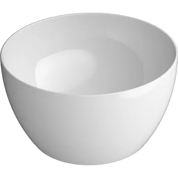 Umyvadlo GSI PURA keramické umyvadlo na desku vysoké, průměr 42cm, bílá ExtraGlaze - 885211