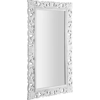Zrcadlo Sapho SCULE zrcadlo ve vyřezávaném rámu 80x150cm, bílá - IN328