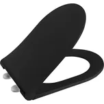 Sapho WC sedátko, SLIM, Soft Close, černá mat - 100787-110