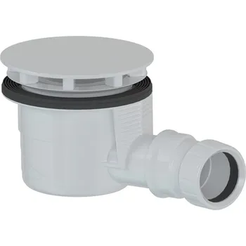 Sifon Polysan Vaničkový sifon, průměr 90mm, DN40, krytka bílá - 17911W