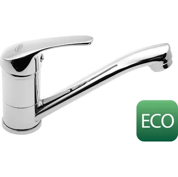 Vodovodní baterie Aqualine AQUALINE 35 umyvadlová baterie s otočnou hubicí, ECO kartuše, chrom - 52196-01