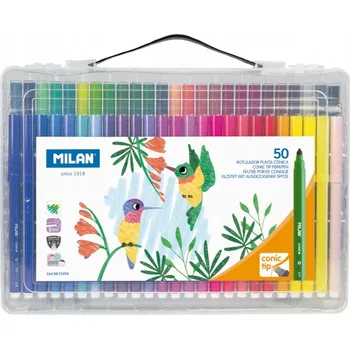 Fixy MILAN , 50 barev, v plastovém pouzdře
