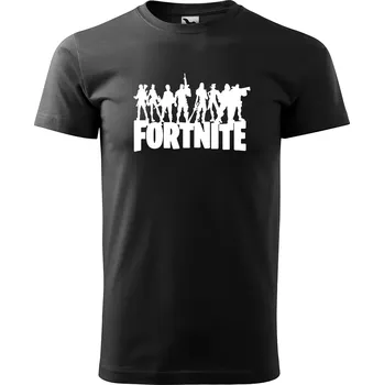Pánské tričko Sablio Tričko s potiskem Fortnite Team 2 - černé S