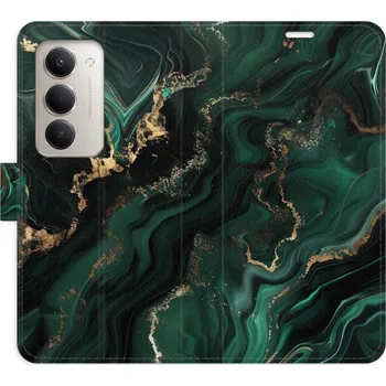 Pouzdro na mobilní telefon Flipové pouzdro iSaprio - Emerald 02 - Xiaomi Redmi 15 5G