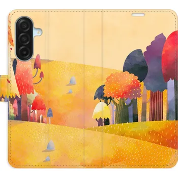 Pouzdro na mobilní telefon Flipové pouzdro iSaprio - Autumn Forest - Samsung Galaxy A17 / A17 5G