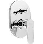 Aqualine LOTTA podomítková sprchová baterie, 2 výstupy, chrom - LT742