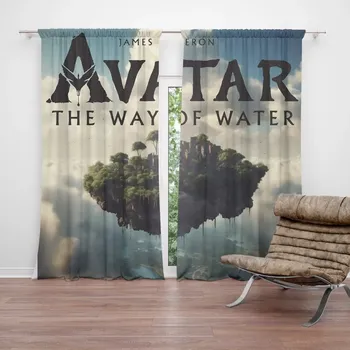 Závěs Sablio Závěs Avatar The Way of Water Létající město: 2ks 140x250cm