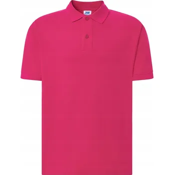 Pánské tričko Pánská polokošile BAVLNA 100% JHK FUCHSIOVÁ XL POLOKOŠILE