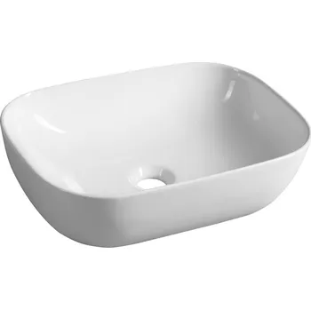 Umyvadlo Aqualine Keramické umyvadlo na desku 46x34cm, bílá - 46341