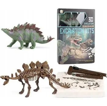 DINOSAURUS FOSILIE - STEGOSAURUS + FIGURKA