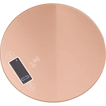 Kuchyňská váha BERLINGERHAUS BERLINGERHAUS Váha kuchyňská digitální kulatá 5 kg Rosegold Metallic Line BH-9428