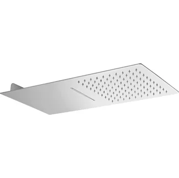 Sprchová hlavice Sapho SLIM nástěnná hlavová sprcha s kaskádou, 250x550mm, nerez lesk - MS747