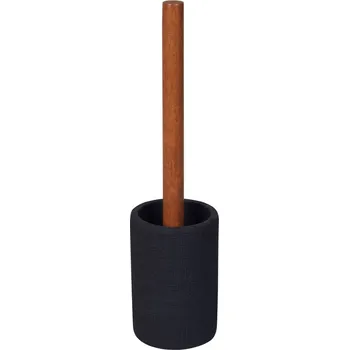 WC štětka Sapho CRAFT WC štětka na postavení, acacia/černá - 8572