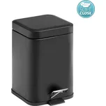 Gedy ARGENTA odpadkový koš 3l, Soft Close, černá mat - 220914