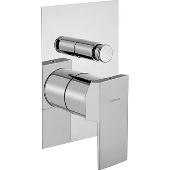 Vodovodní baterie Sapho SPECTRE podomítková sprchová baterie, 2 výstupy, chrom - 1102-42C