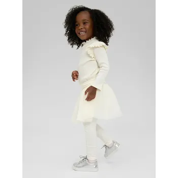 Dívčí oblečení GAP Dívčí Baby sukně s všitými legínami Gap Béžová 110 (2467924)