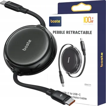 Datový kabel Kabel Boste USB typ C - USB typ C 1 m černý