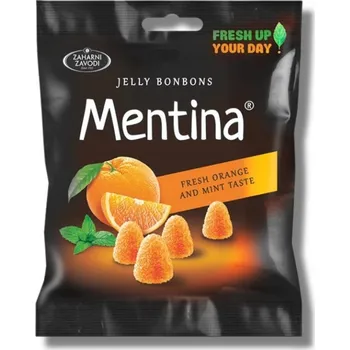 Bonbon Mentina - Bulharské želé bonbony - Mátové želé bonbony s příchutí pomeranče