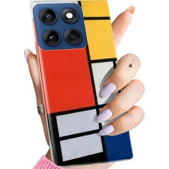 Pouzdro na mobilní telefon Zadní Kryt Hello Case pro Motorola, Edge 60 Fusion, Edge 60 Pro, červený