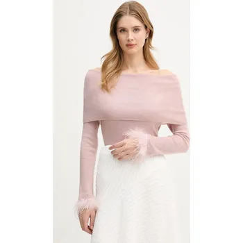 Pánský svetr Svetr z vlněné směsi Pedro del Hierro 3512923 růžová 39X, vel. L