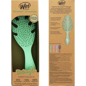kartáč na vlasy Wet Brush Go Green Detangler kartáč na vlasy Green