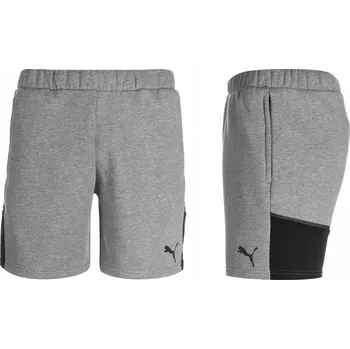 2953 KRAŤASY Puma PÁNSKÉ TEPLÁKY S KAPSY NA ZIP BAVLNĚNÉ S