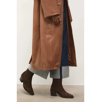 Dámská obuv Semišové kotníkové boty Answear.LAB 50109 hnědá 88X, EUR 36