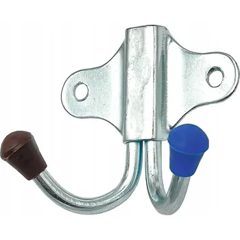 Věšák Věšák DVOJITÝ MALÝ věšák 2 háčky kovový