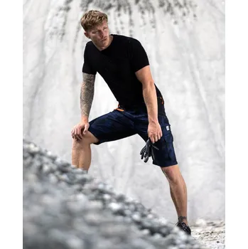 pracovní kraťasy ARDON Kraťasy CREATRON H6639/46 46 Regular Modrá odstíny