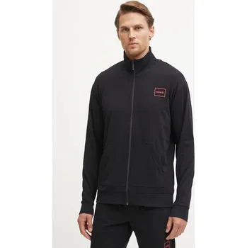 Pánská mikina Mikina HUGO Laze Zip Jacket 50525245 černá 99X, vel. XXL