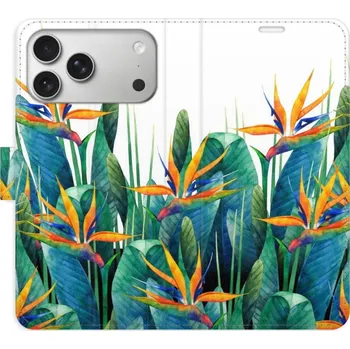 Pouzdro na mobilní telefon Flipové pouzdro iSaprio - Exotic Flowers 02 - iPhone 17 Pro Max