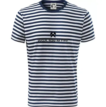 Pánské oblečení DOŁEM, NEBO NA PIVO!﻿ - Triko na vodu - 2XL ( Prouhovaná )