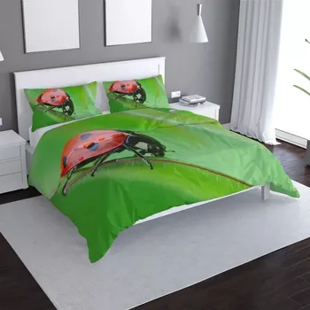 Povlečení Sablio Povlečení Beruška na listě - 140x200 / 90x70