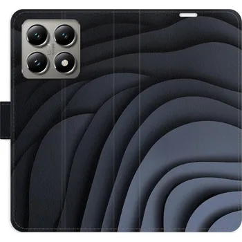 Pouzdro na mobilní telefon Flipové pouzdro iSaprio - Dark Waves - Xiaomi 14T Pro