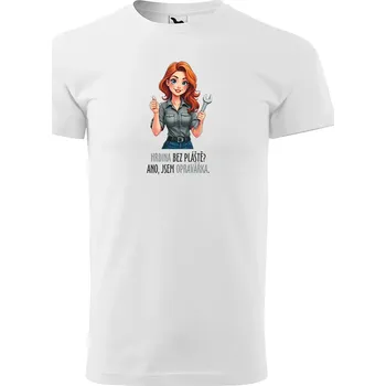 Sablio Tričko s potiskem Ano, jsem opravářka - bílé 2XL