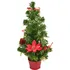 Vánoční stromek Dommio Stromek zdobený červenou ponsetií 45 cm