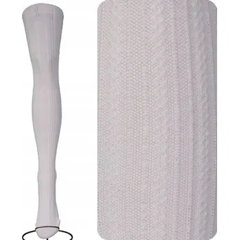 Podprsenka Vzorované Punčocháče Calzamia 60 DEN bílé BIANCO velikost 2/3