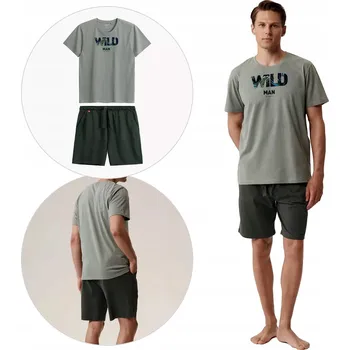 Pánské pyžamo Atlantic pánské pyžamo s krátkým rukávem velikost XXL