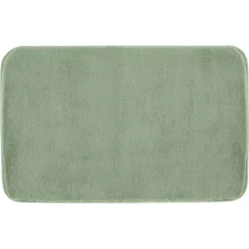 Koupelnová předložka Gedy FUZZY koupelnová předložka, 60x100cm, 100% polyester, protiskluz, zelená - 96FY100607