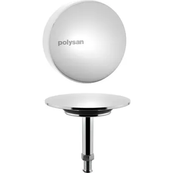 Sifon Polysan Vrchní sada vanové soupravy, chrom - 71891
