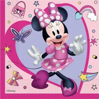 Papírový ubrousek Papírové ubrousky Procos Minnie Mouse 33x33 cm 20 kusů