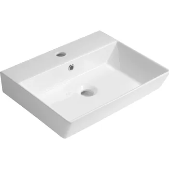 Umyvadlo Aqualine ORION keramické umyvadlo 49x38,6cm, bílá - 27050