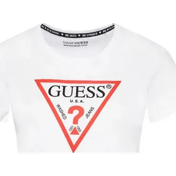 Dámské tričko GUESS ORIGINAL W1YI1B I3Z11 Bílé