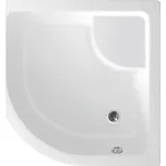 Aqualine Sprchová vanička akrylátová, čtvrtkruh 90x90x28cm, včetně nožiček, R550 - C93